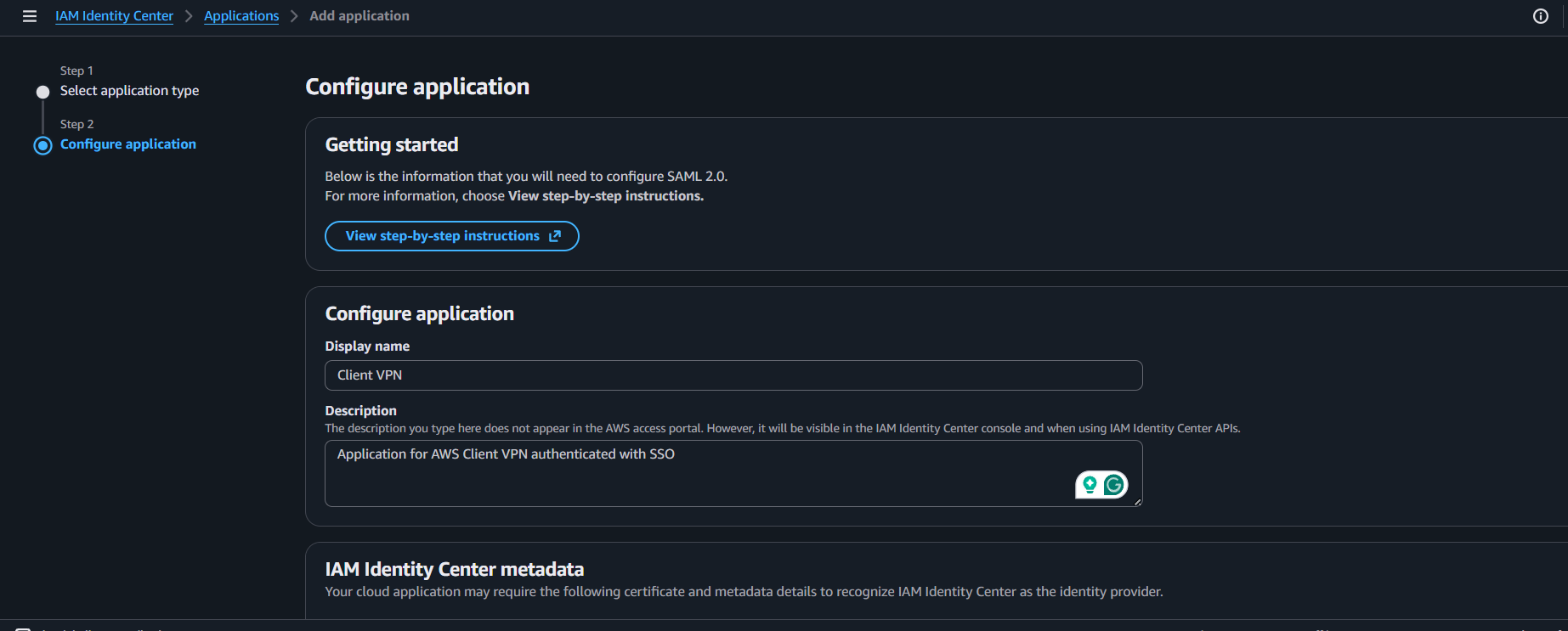 Configure Client VPN App